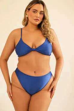 Zen Knotted Triangle Bikini Top