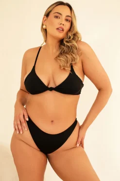 Zen Knotted Triangle Bikini Top