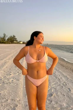 Zen Knotted Triangle Bikini Top