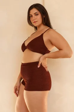 Zen Knotted Triangle Bikini Top