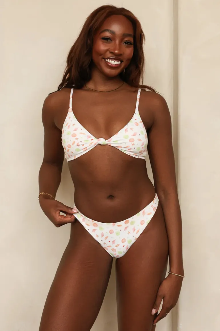 Zen Knotted Triangle Bikini Top